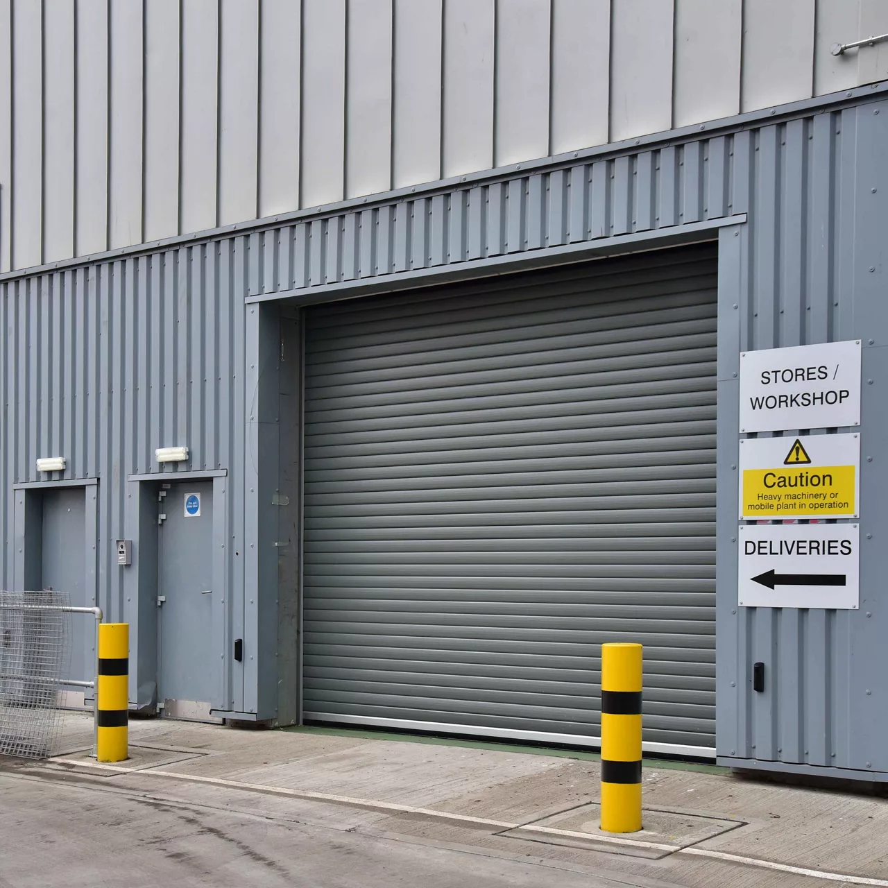 Industrial Roller Shutter Doors Manufactured in the UK