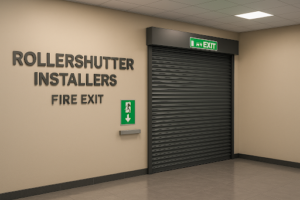 can a roller shutter door be a fire exit​