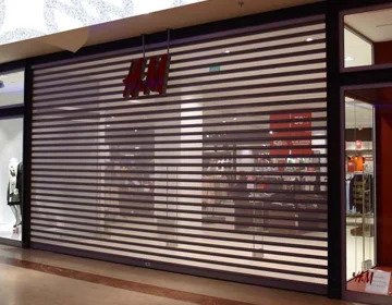 perforated roller shutters