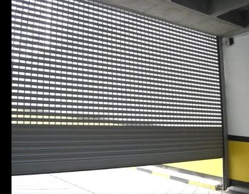 punched roller shutters